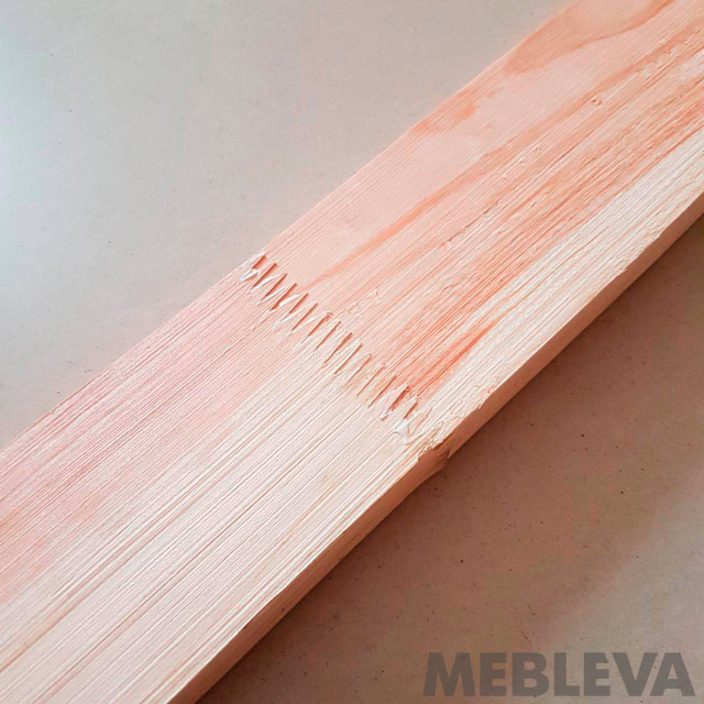 Finger-jointed timber, Scots Pine (only primary calibration) - Malyn furniture factory, PE